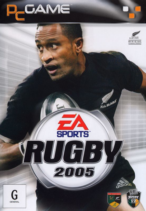 Rugby 2005 box art for Playstation 2